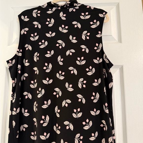 Anne Klein Mandarin Collar Blouse - Picture 4 of 4